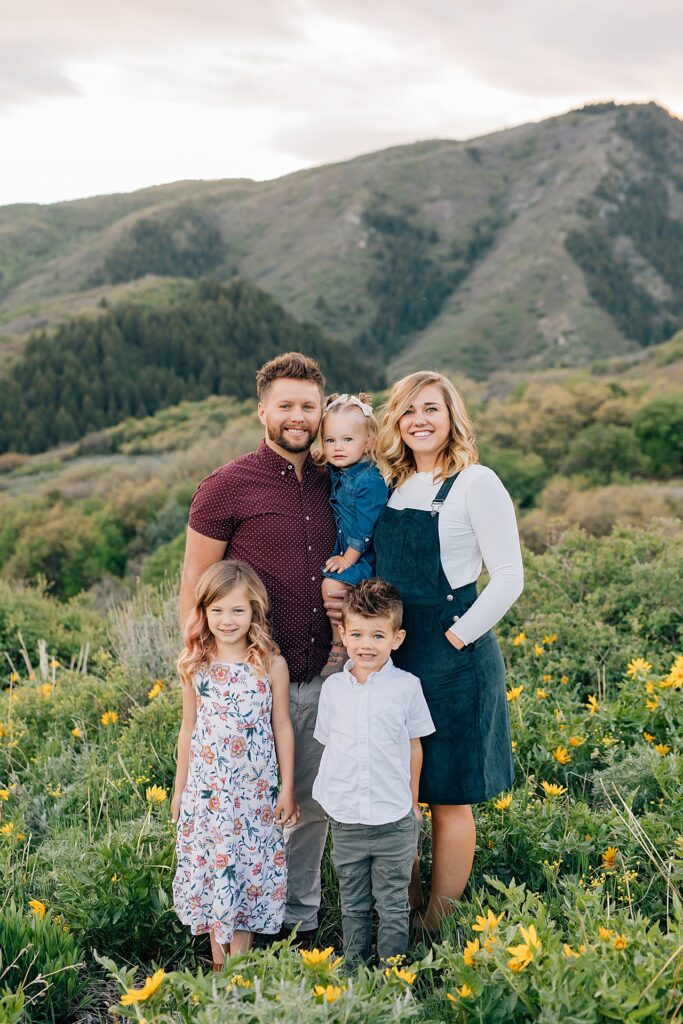 Ogden Canyon Wildflowers Family Photos