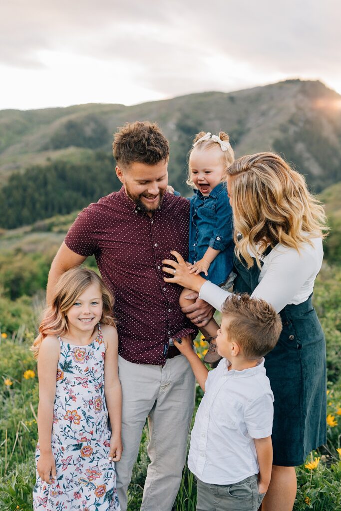 Ogden Canyon Wildflowers Family Photos