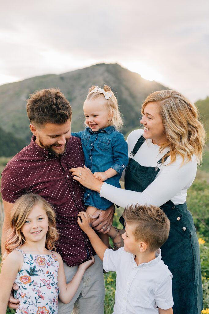 Ogden Canyon Wildflowers Family Photos
