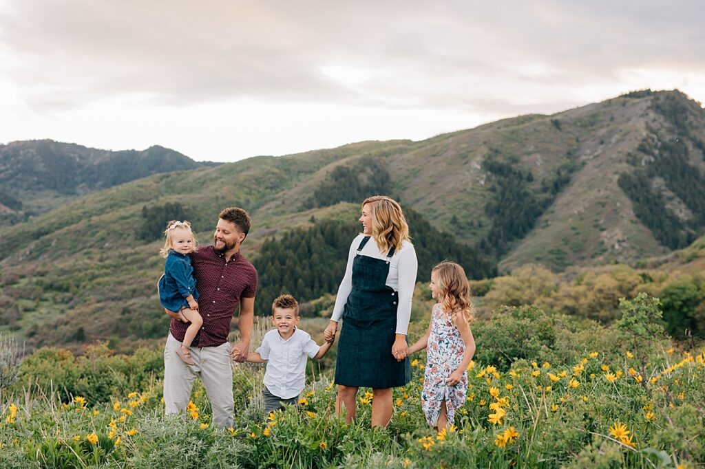 Ogden Canyon Wildflowers Family Photos
