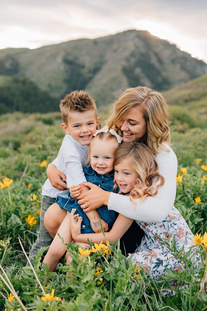 Ogden Canyon Wildflowers Family Photos