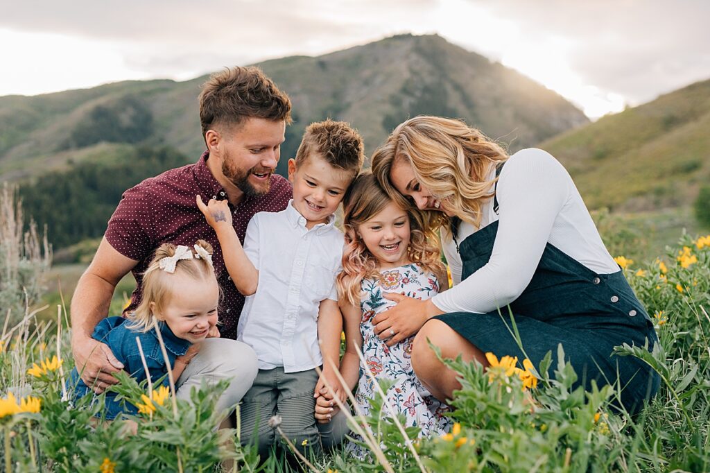 Ogden Canyon Wildflowers Family Photos