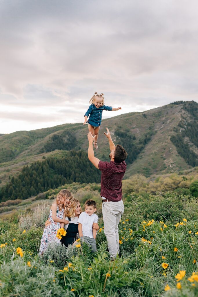 Ogden Canyon Wildflowers Family Photos