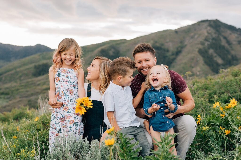 Ogden Canyon Wildflowers Family Photos