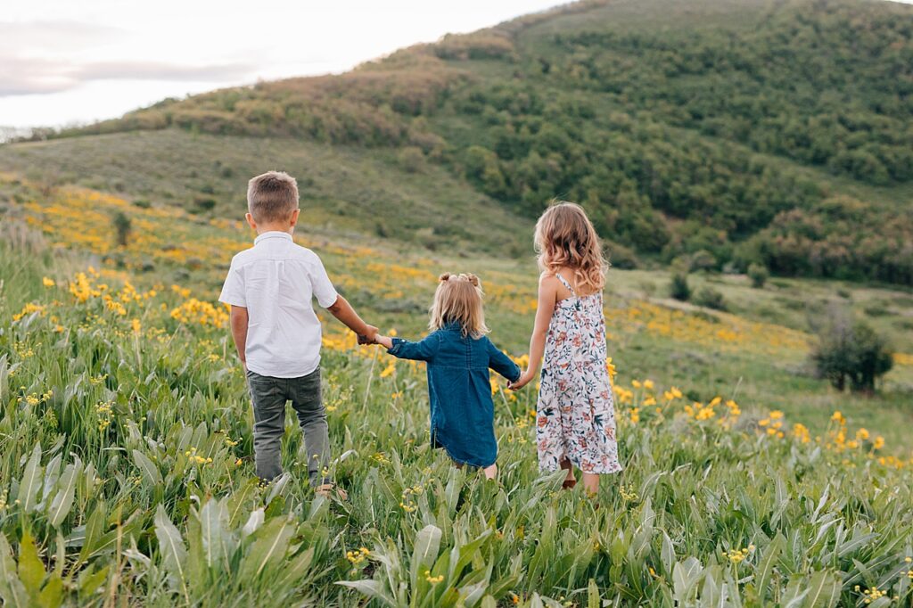 Ogden Canyon Wildflowers Family Photos