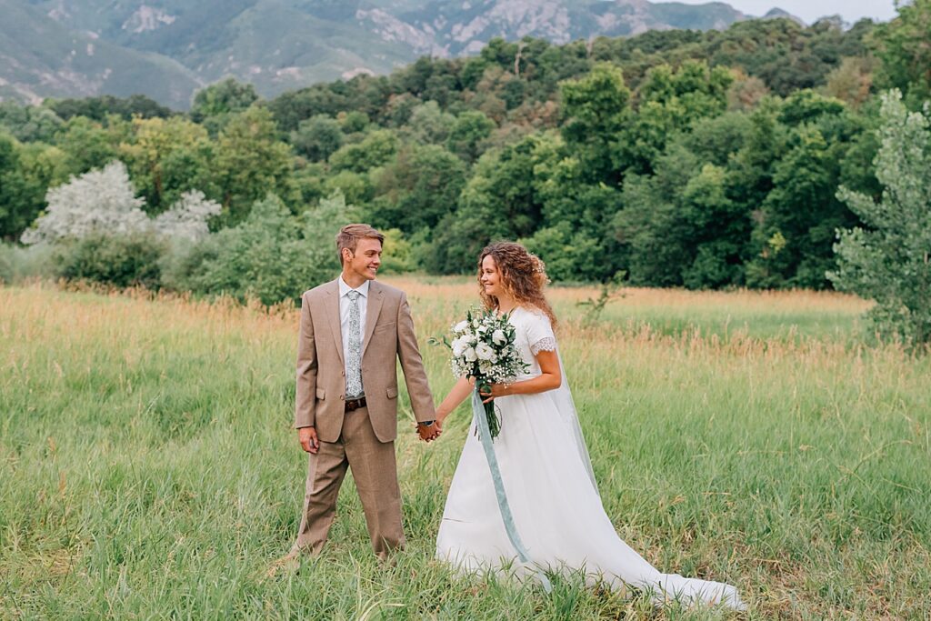 Kays Creek Layton Utah Bridal Photos