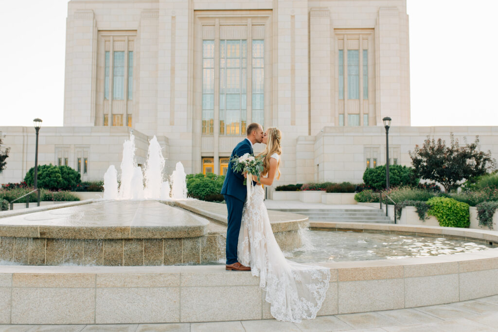 Ogden Temple Wedding