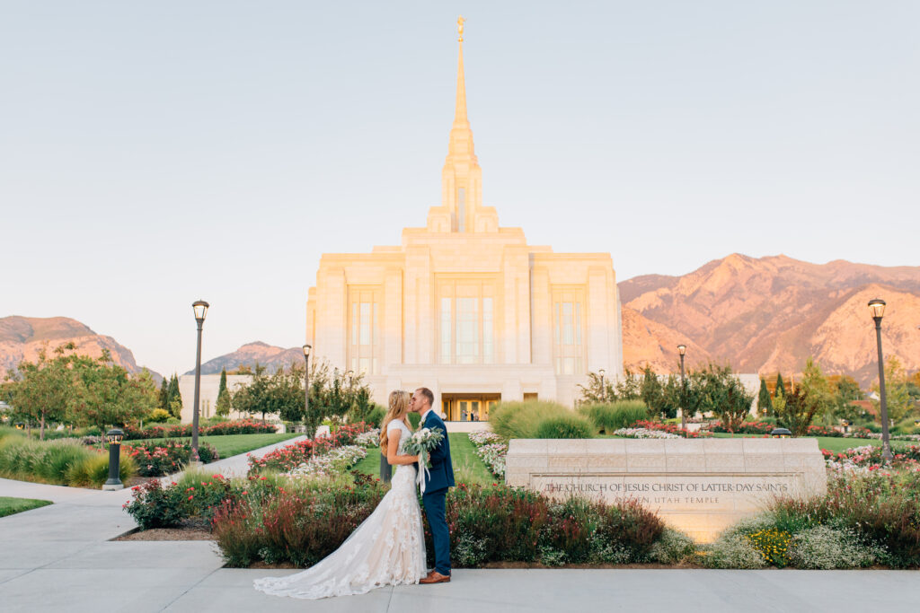 Ogden Temple Wedding