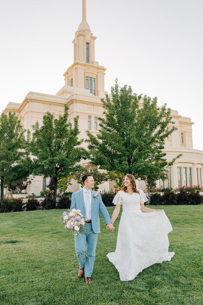 Payson Temple Wedding