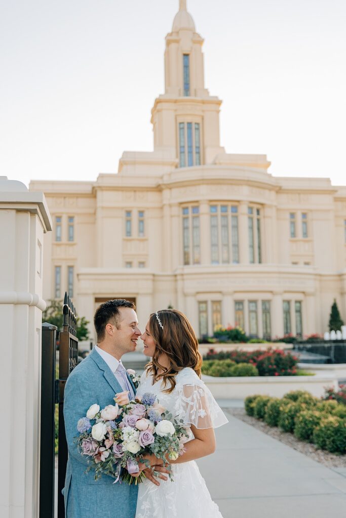 Payson Temple Wedding