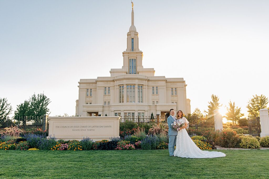 Payson Temple Wedding
