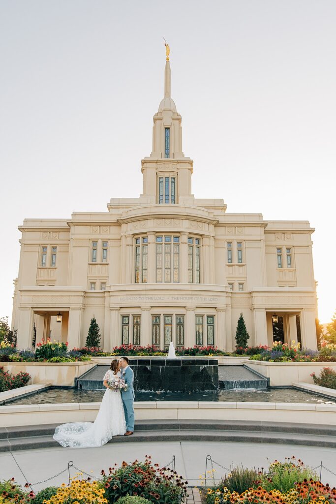 Payson Temple Wedding