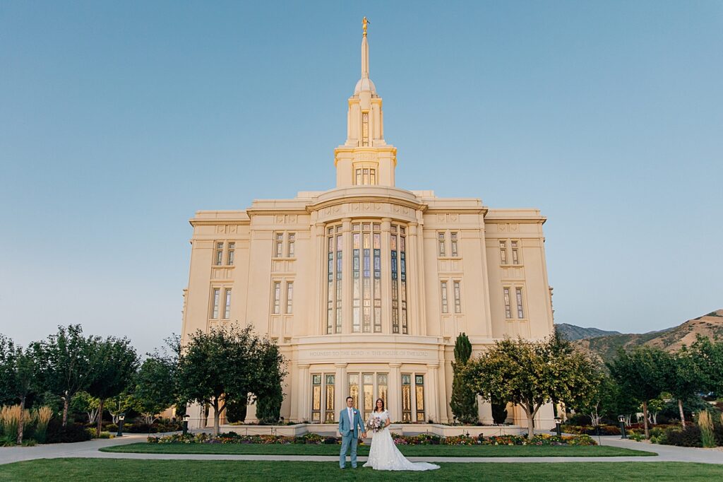 Payson Temple Wedding