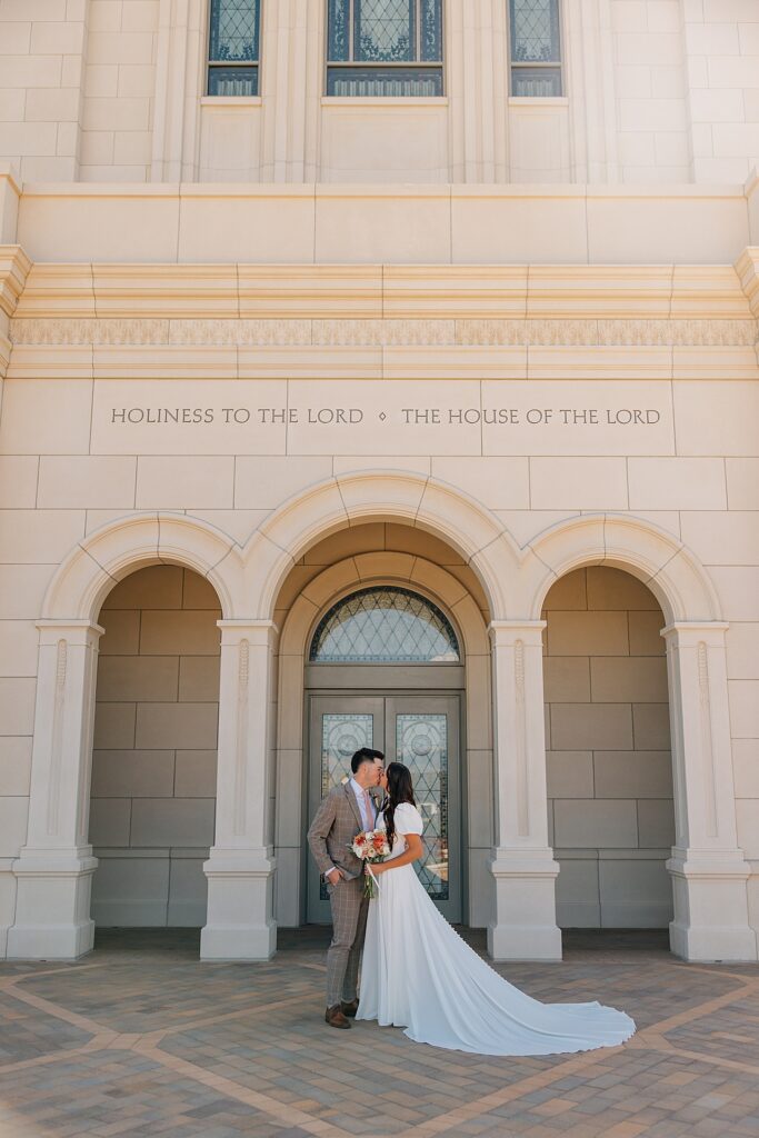 Deseret Peak Utah Temple Wedding