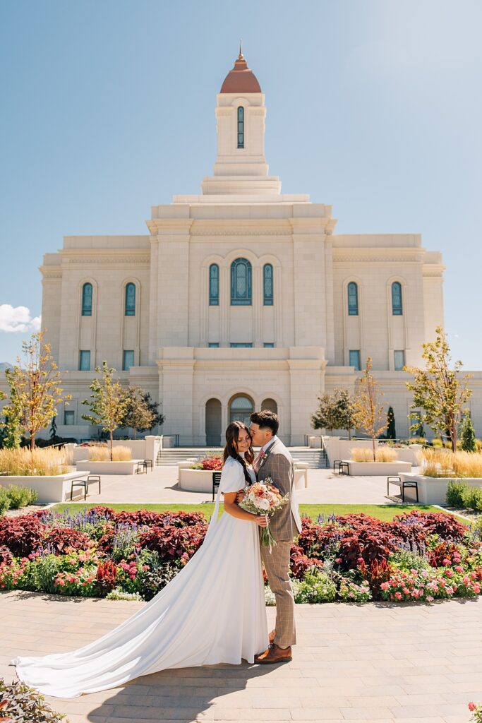 Deseret Peak Utah Temple Wedding
