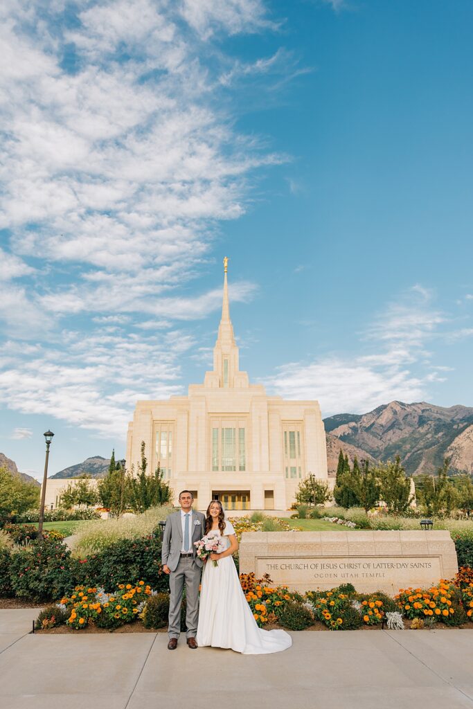 Ogden Utah Temple Wedding